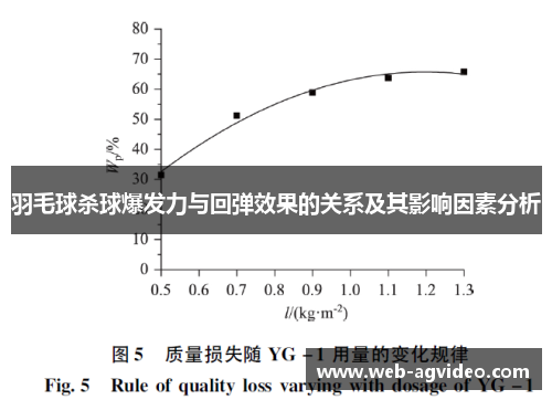 羽毛球杀球爆发力与回弹效果的关系及其影响因素分析